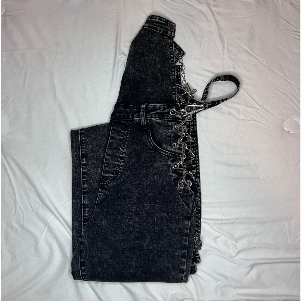 Chained Overall Flare Pants!